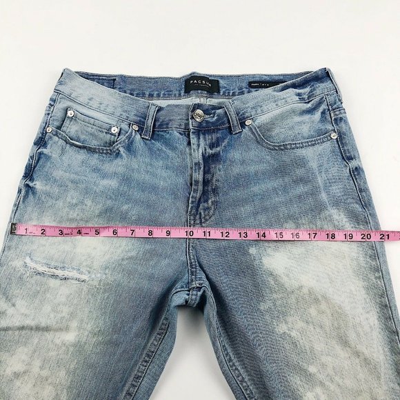 Mens Pacsun Faded Distressed Skinny Jeans - Picture 8 of 10